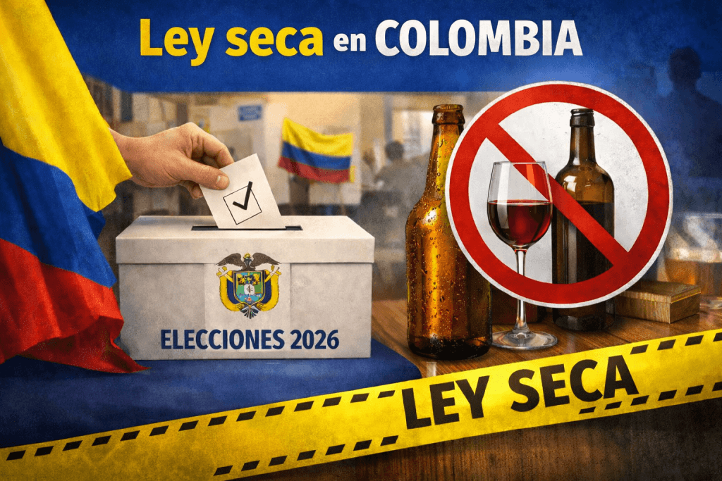 dry law ley seca elecciones 2026 colombia